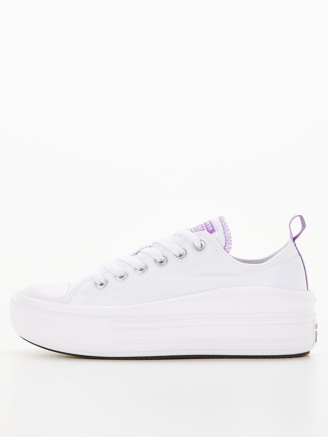 junior white platform converse