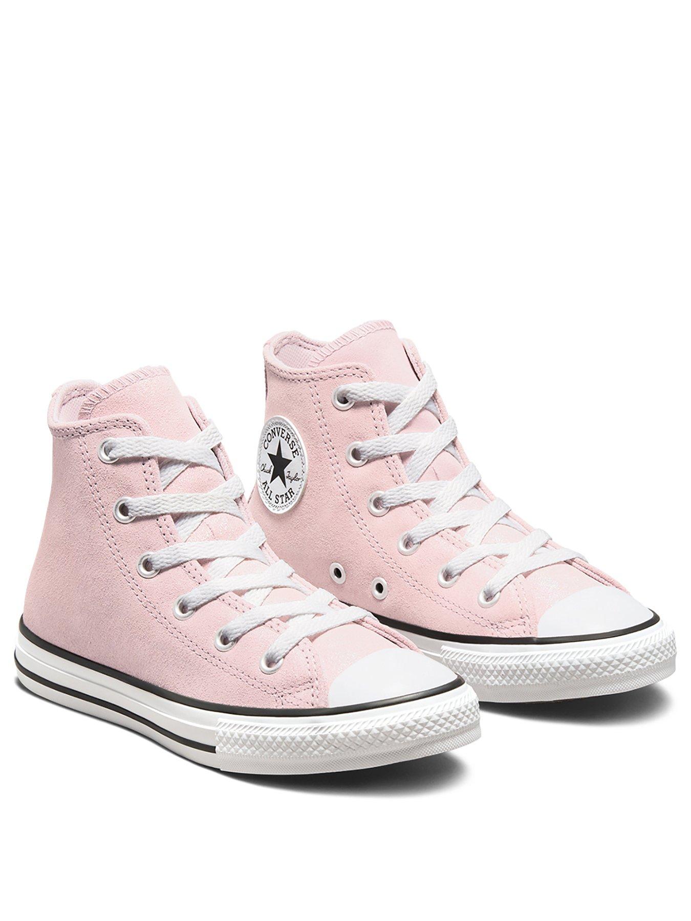 light pink velvet converse