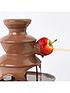  image of giles-posner-chocolate-fountain-ek3428gnbspwith-fruit-tray-and-100-bamboo-skewers