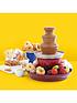  image of giles-posner-chocolate-fountain-ek3428gnbspwith-fruit-tray-and-100-bamboo-skewers