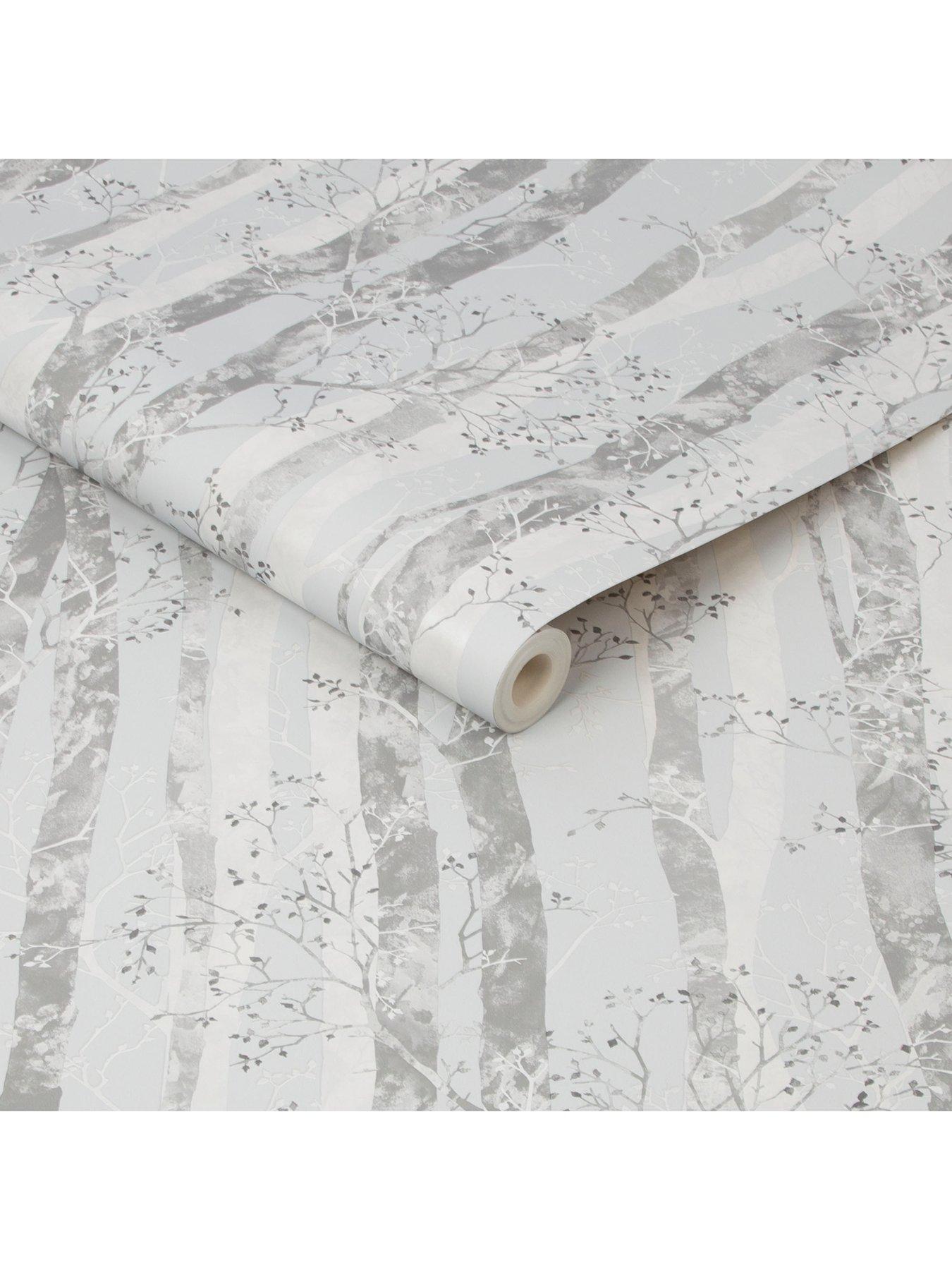 Superfresco Hedgerow Grey / Pale Gold Wallpaper Very.co.uk