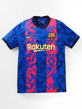 nike-youth-barcelona-2122-3rdnbspshort-sleeved-stadium-jersey-blue