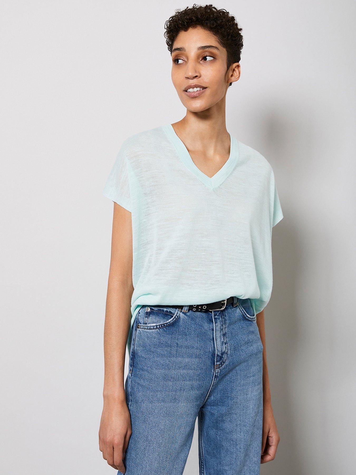 mint velvet green top