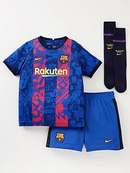 nike-little-kids-barcelona-2122-third-kit-blue