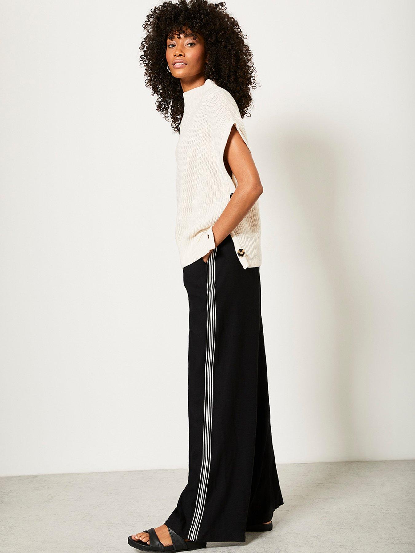 mint velvet wide leg trousers
