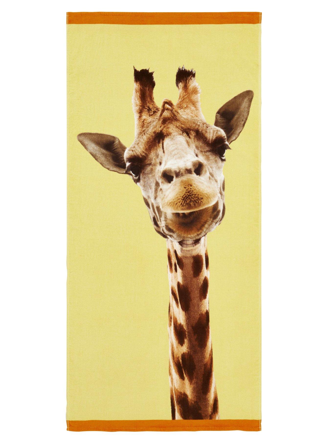 Image 2 of 3 of Catherine Lansfield Giraffe Beach Towel
