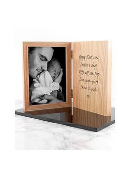 Product photograph of Engraved Book Photo Frame from very.co.uk