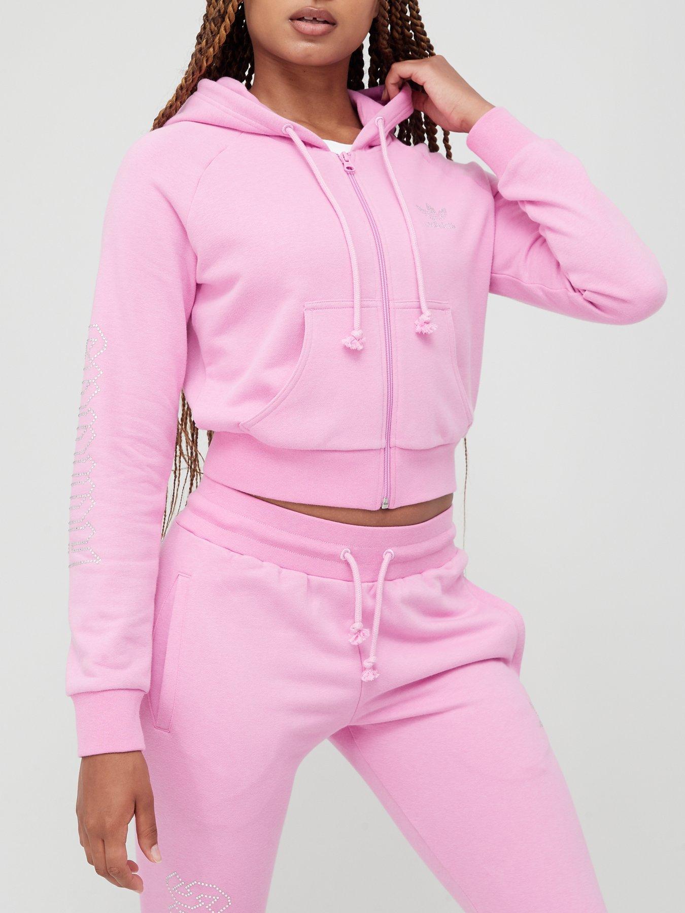 Coats & Jackets Early 2000s Cropped Track Top - Pink