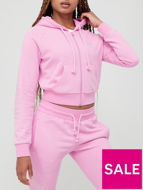 front image of adidas-originals-early-2000s-cropped-track-top-pinknbsp