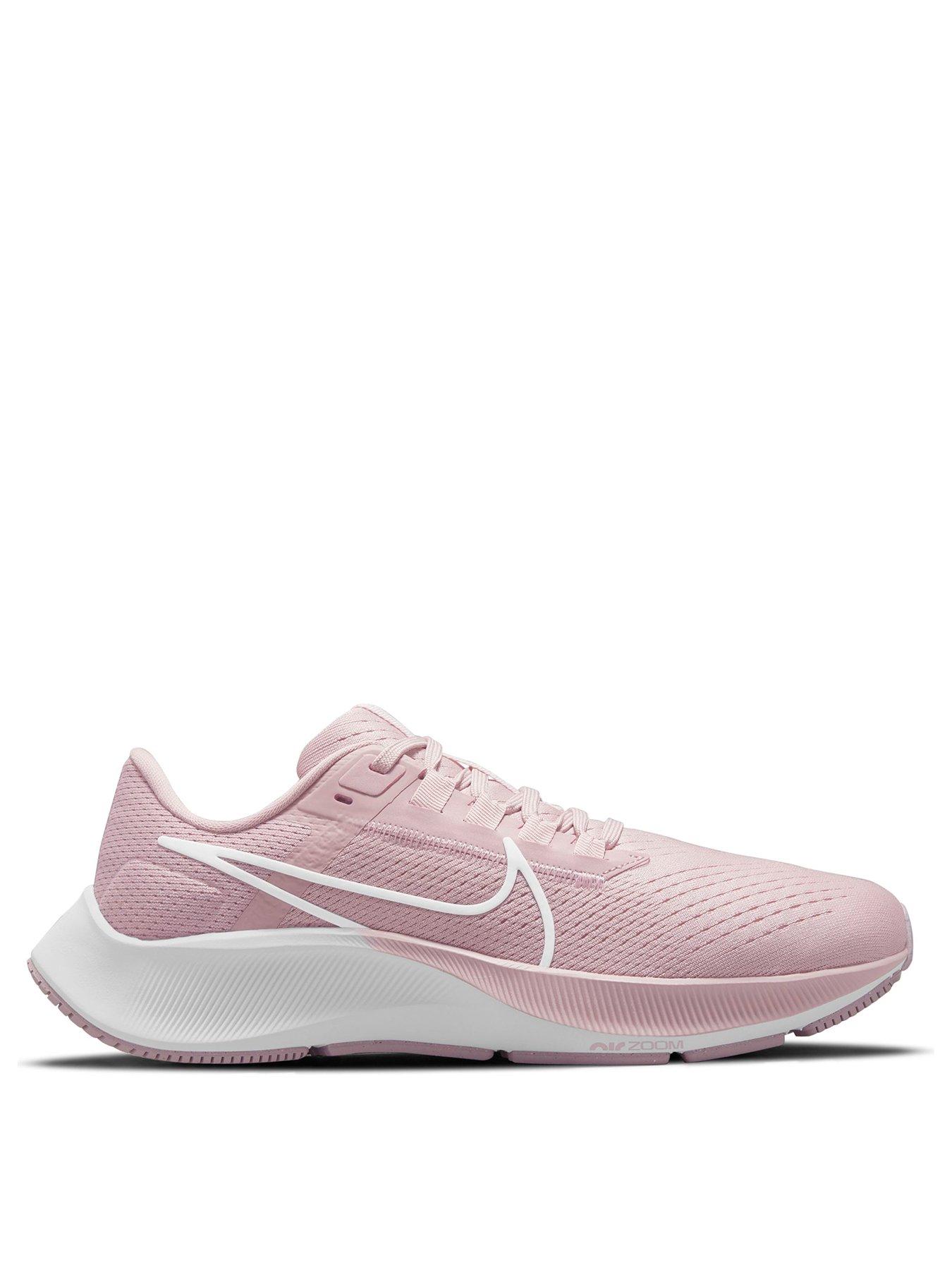 Nike Air Zoom Pegasus 38 - Pink/White | very.co.uk