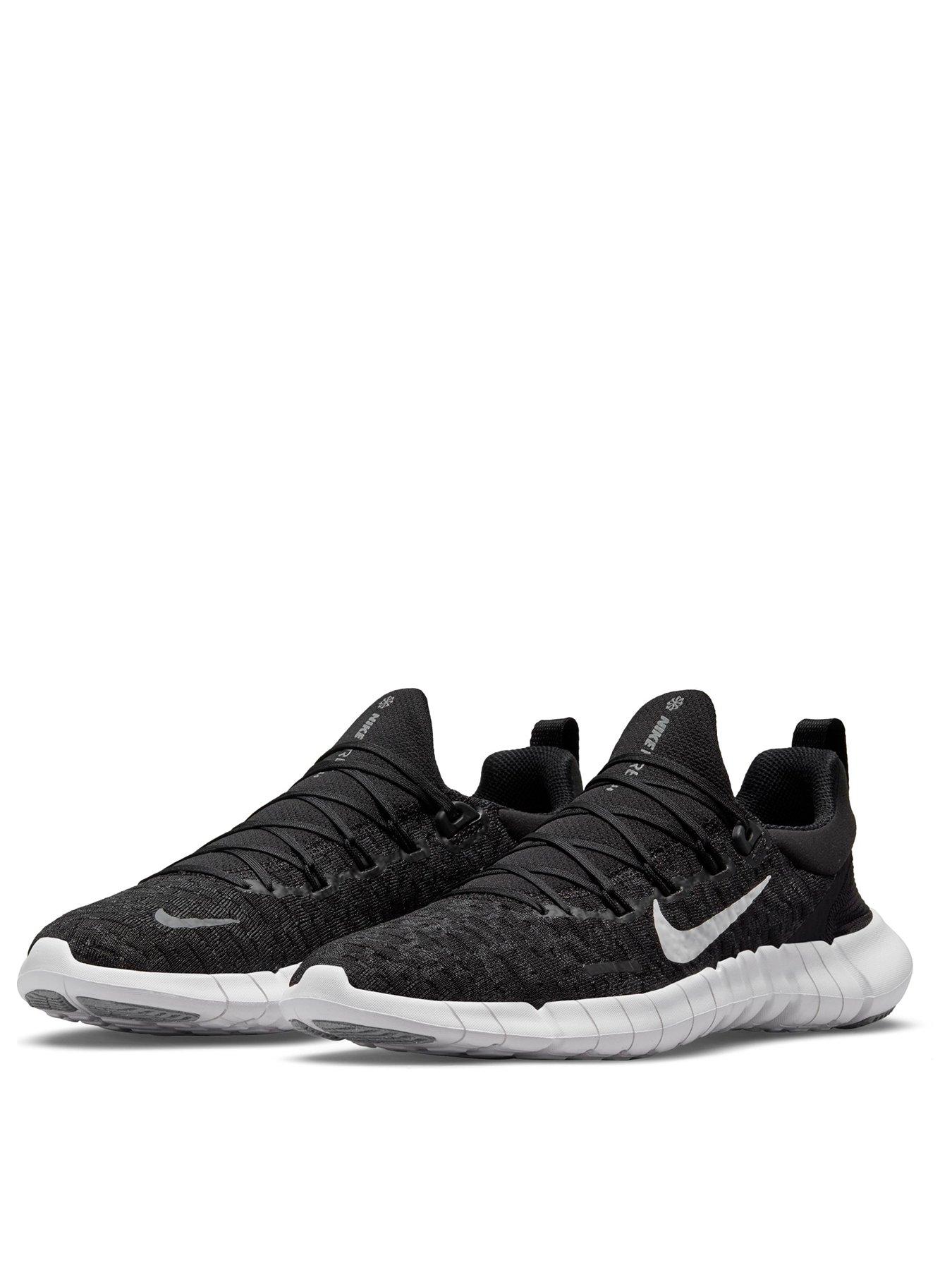 Nike free 5.0 black and best sale white womens