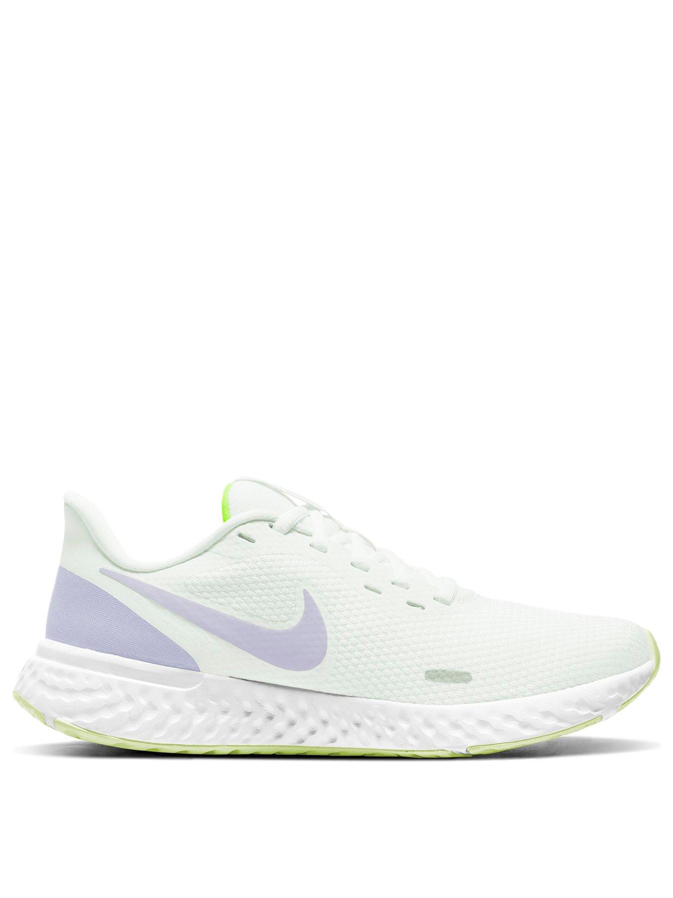 nike revolution 5 white and blue