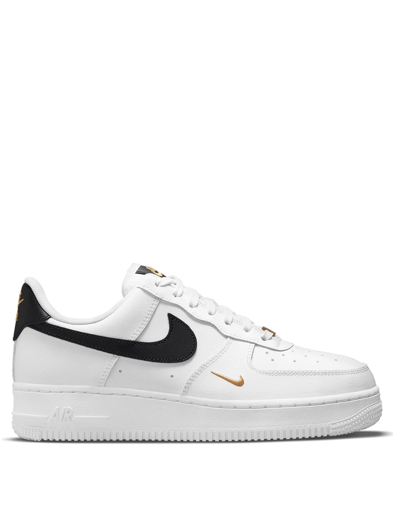 Nike Air Force 1 '07 Essential - White/Black | very.co.uk