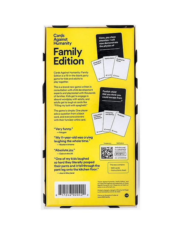 Image 2 of 7 of undefined Cards Against Humanity - Family Edition