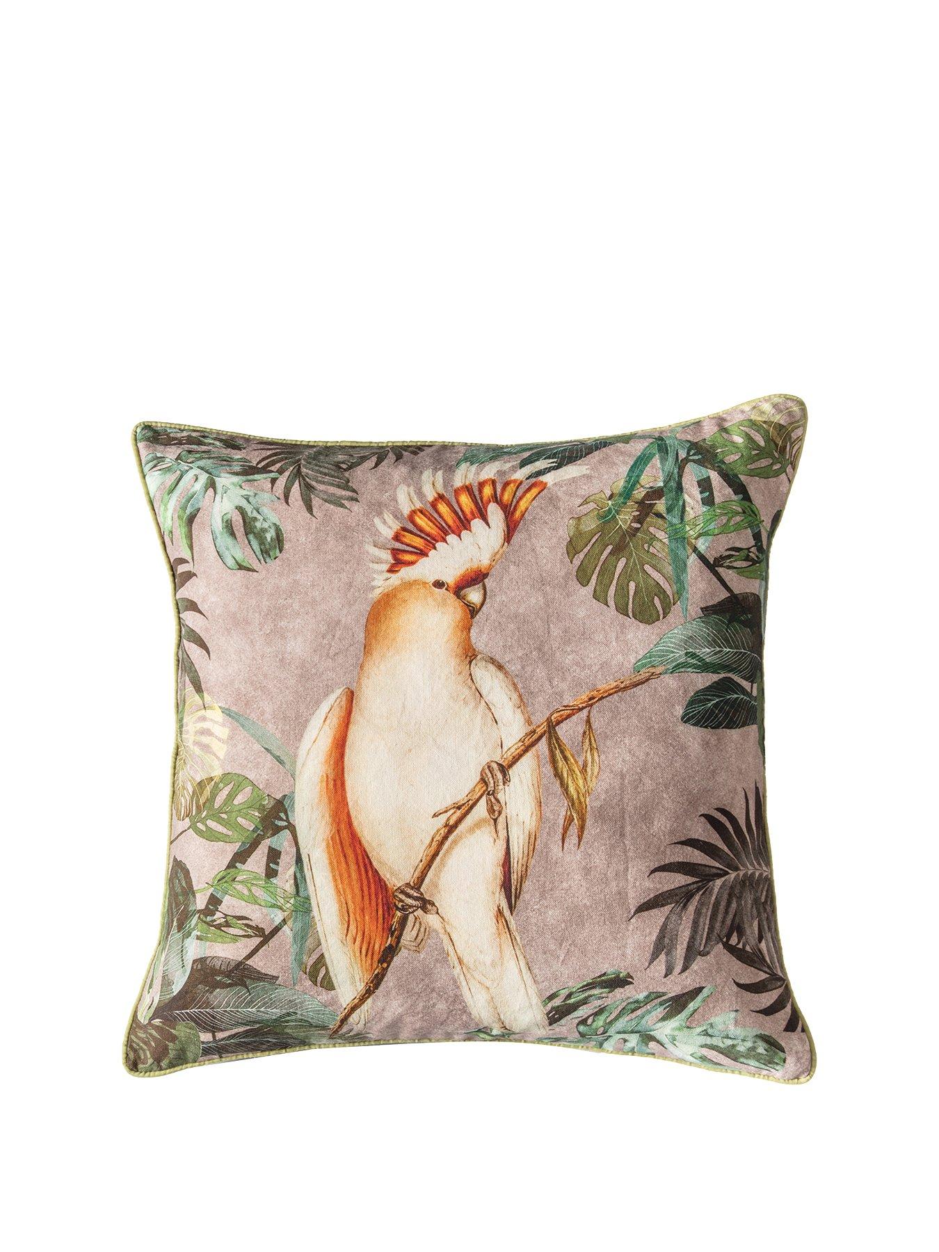 Product photograph of Gallery Maleny Cushion - Grey from very.co.uk