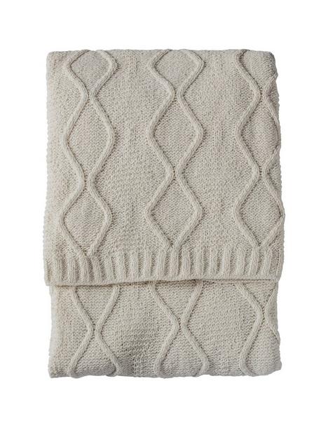 gallery-chenille-knit-cable-throw-cream
