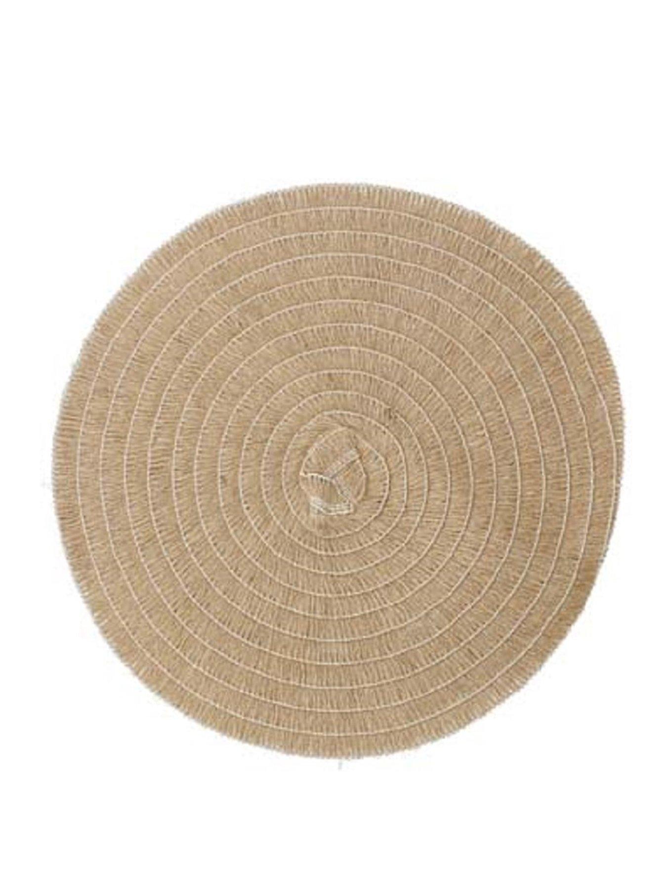 Product photograph of Kitchencraft Woven Hessian Set Of 4 Placemats from very.co.uk