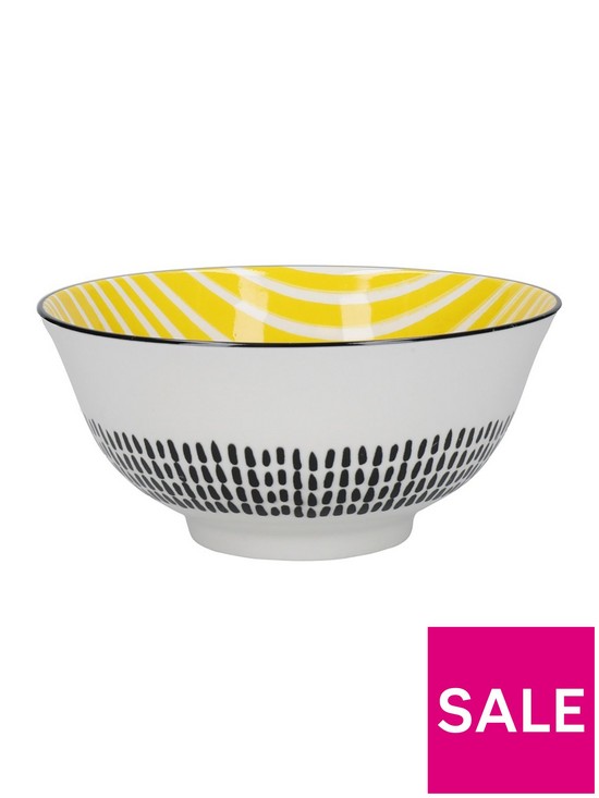 stillFront image of kitchencraft-kitchen-craft-monochrome-set-of-4-bowls