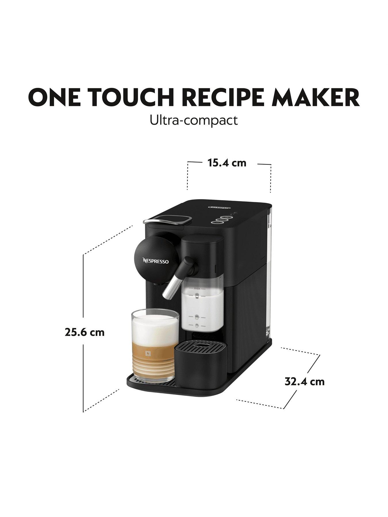 Image 4 of 8 of Nespresso Lattissima One Coffee Machine by De&rsquo;Longhi - EN510.W - Black