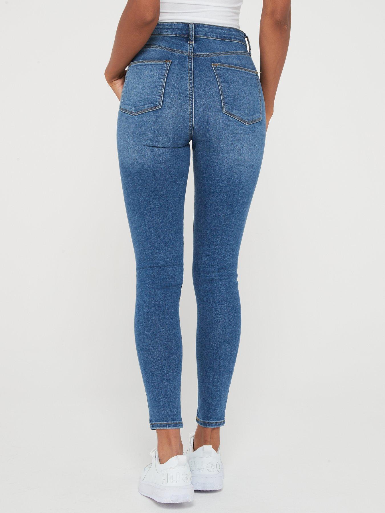 Image 2 of 6 of Everyday Short&nbsp;Florence High Rise Skinny&nbsp;Jeans - Mid Wash