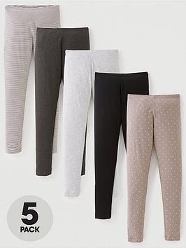 v-by-very-girls-essential-5-pack-legging-set-multi