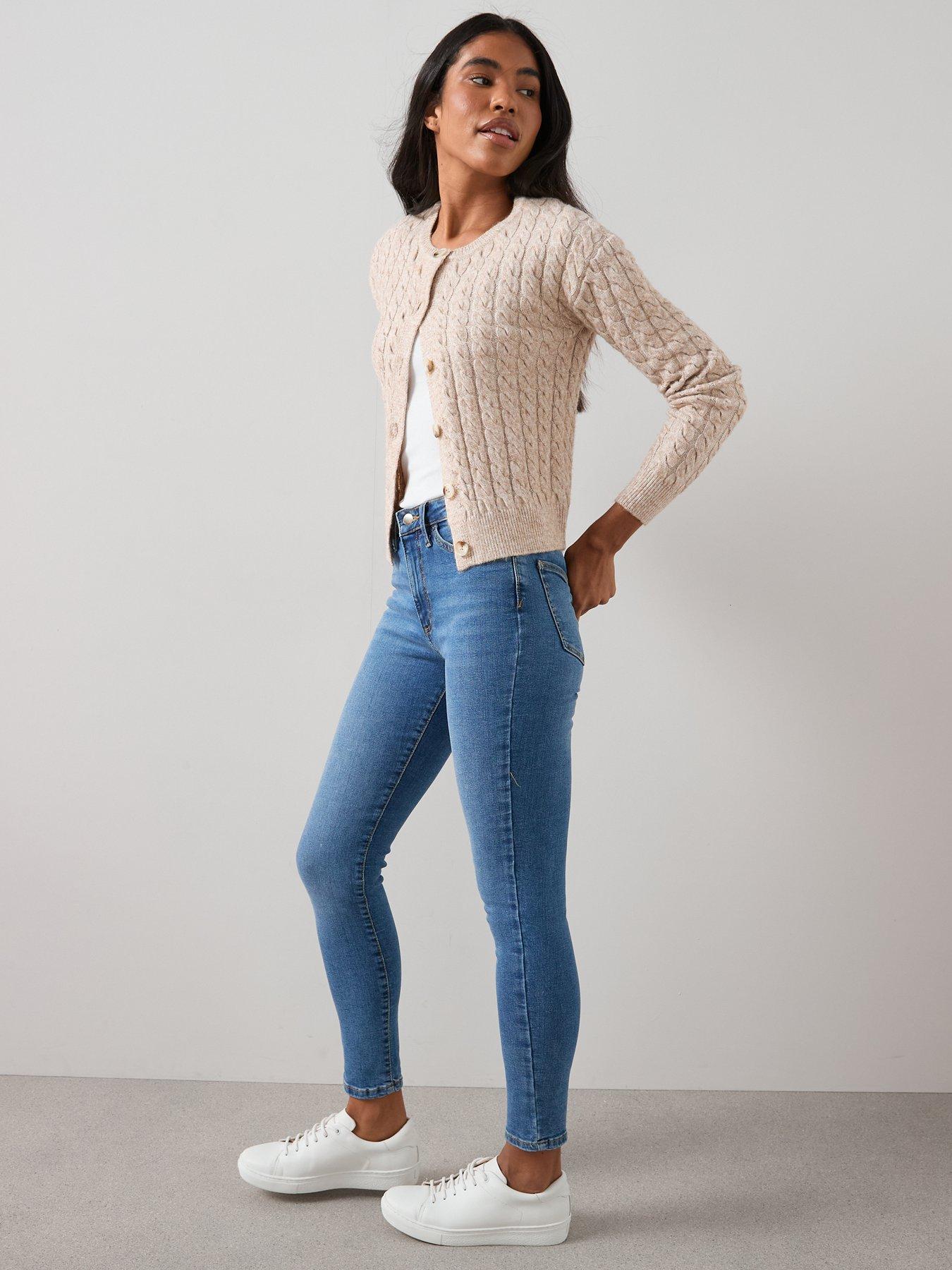 Image 4 of 7 of The Very Collection Florence High Rise Skinny Jean - Mid Wash