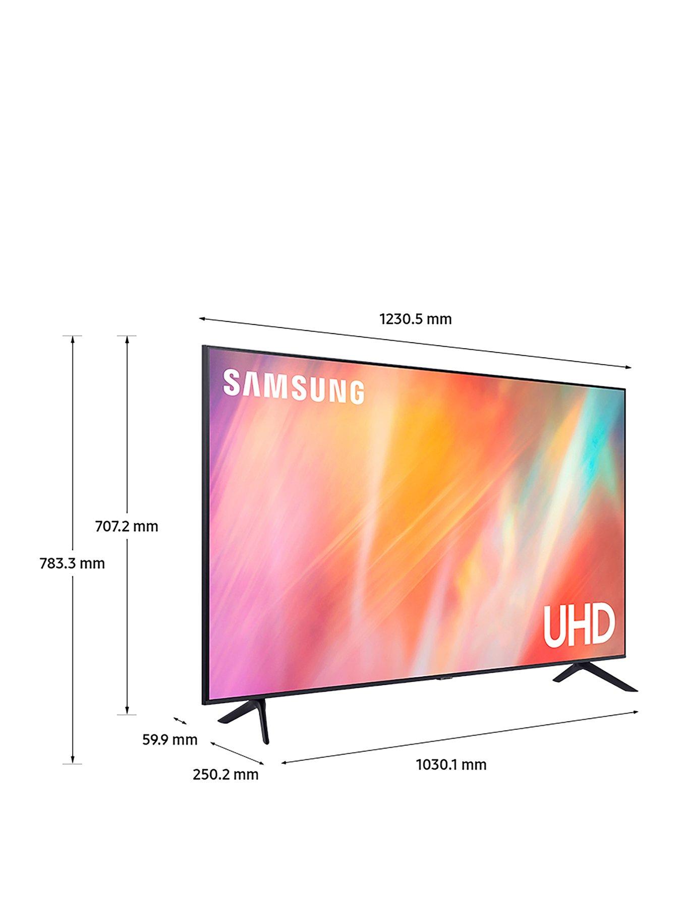 Samsung UE55AU7100KXXU, 55 inch, 4K Ultra HD HDR, Smart TV | Very.co.uk