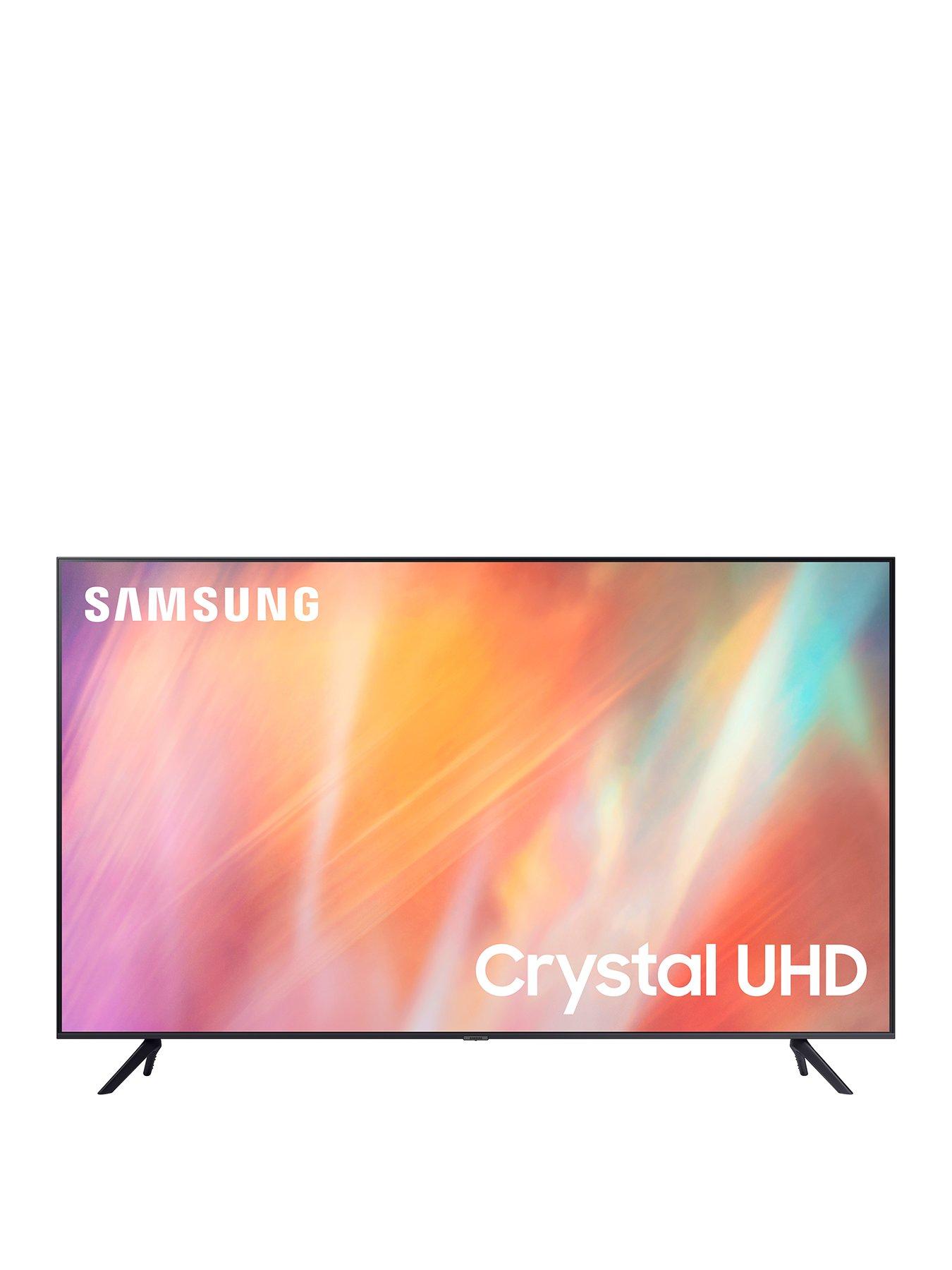Samsung 2021 65 inch AU7100 UHD 4K HDR Smart TV Black very.co.uk
