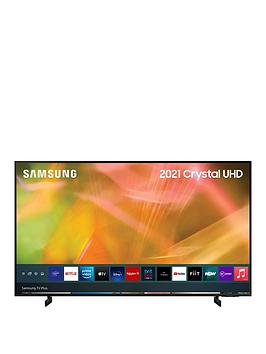 Samsung 2021 55 Inch Au8000 Crystal Uhd 4K Hdr Smart Tv - Black