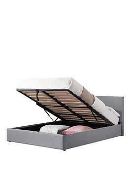 Product photograph of Julian Bowen Rialto Lift Up Storage Double Bed from very.co.uk