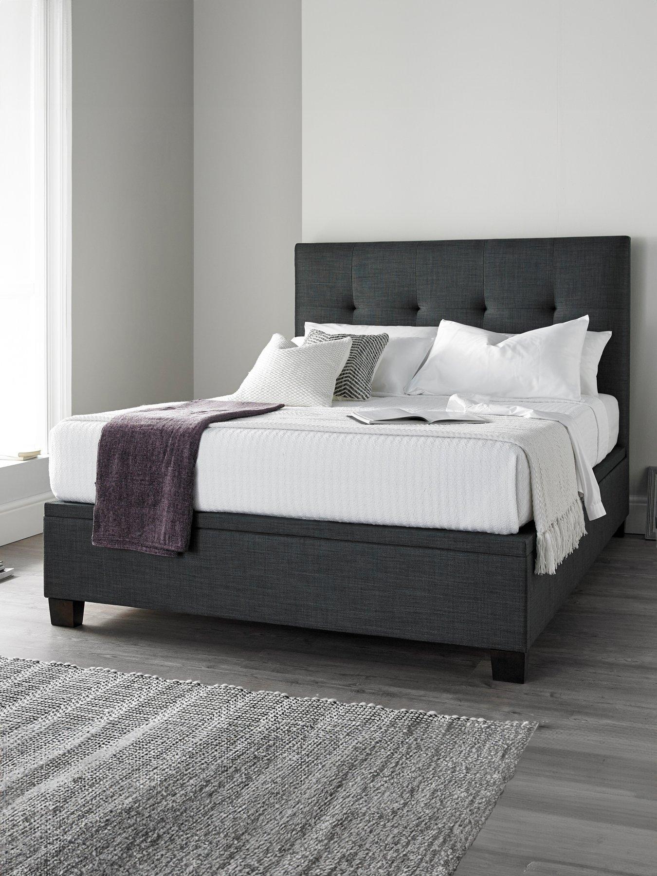 Product photograph of Very Home Reeves Ottoman Bed With Airsprung Mattress Options Buy Amp Save - Bed Frame With Airsprung Memory Mattress from very.co.uk