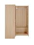  image of camberley-corner-wardrobe-with-hanging-rails-amp-low-shelves