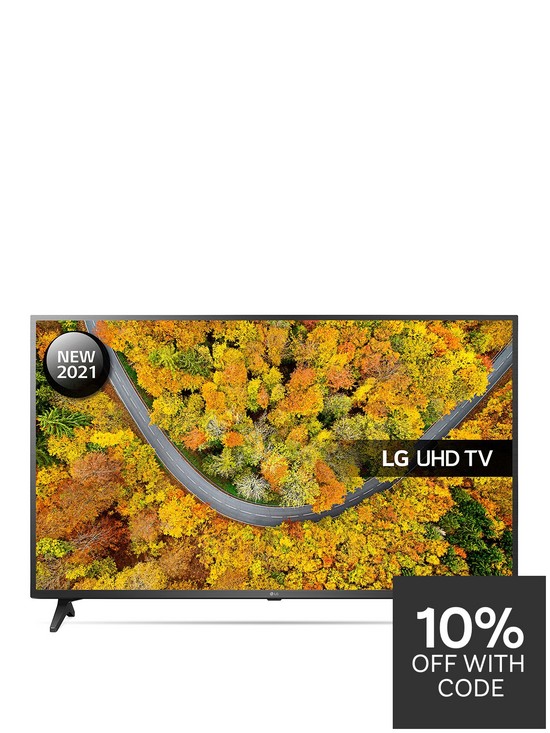 front image of lg-65up75006lf-65-inch-4k-ultra-hd-hdr-smart-tv-black