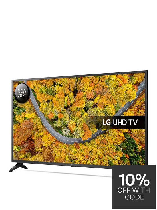 stillFront image of lg-65up75006lf-65-inch-4k-ultra-hd-hdr-smart-tv-black