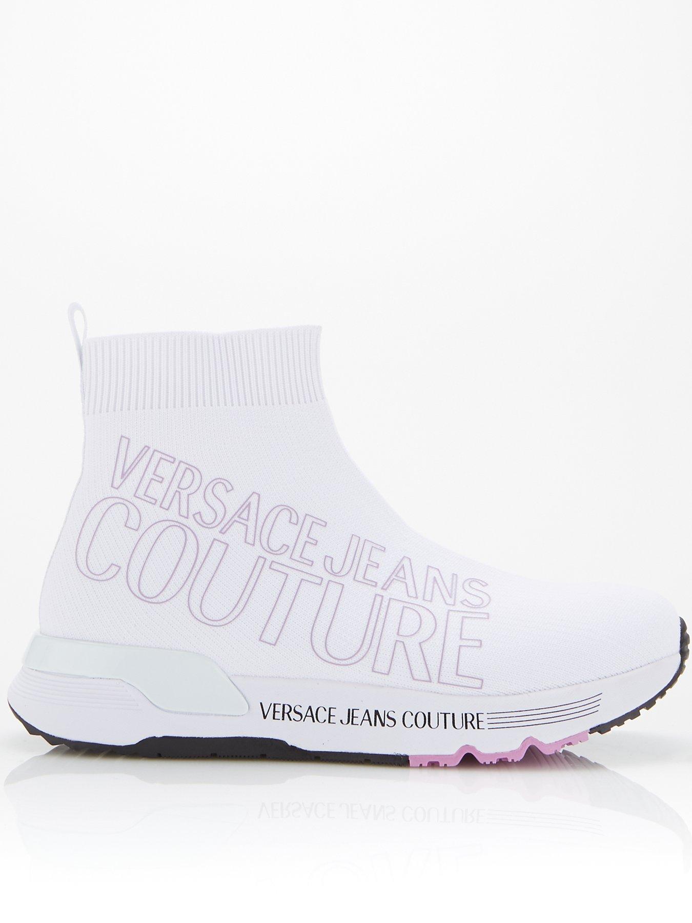 versace sock trainers white