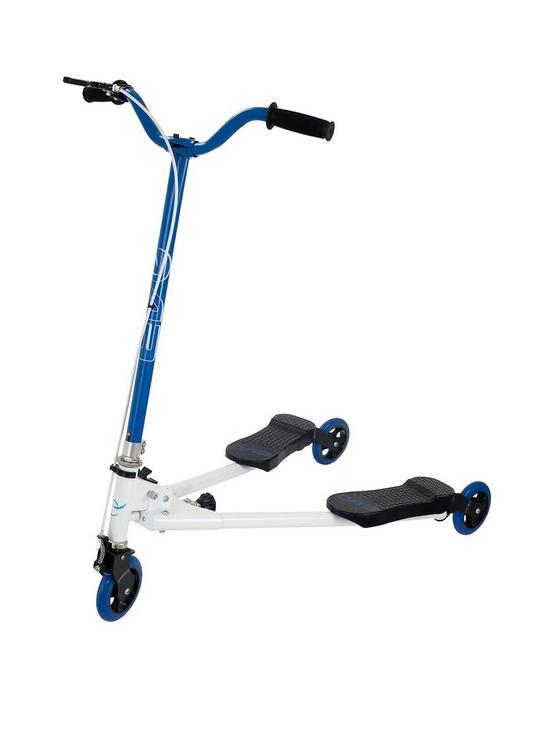 front image of evo-v-flex-scooter-blue