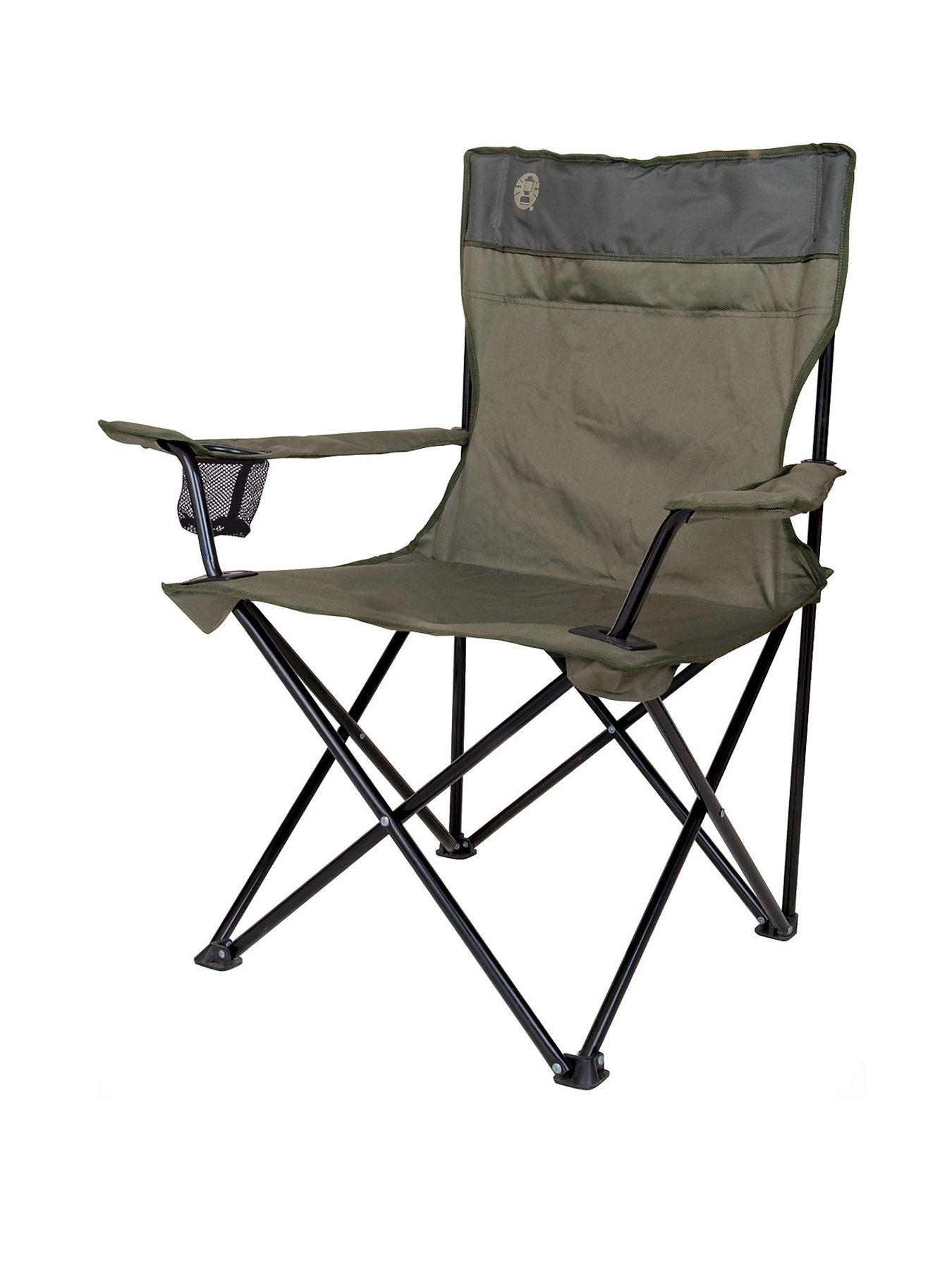 Product photograph of Coleman Standard Quad Chair - Green from very.co.uk