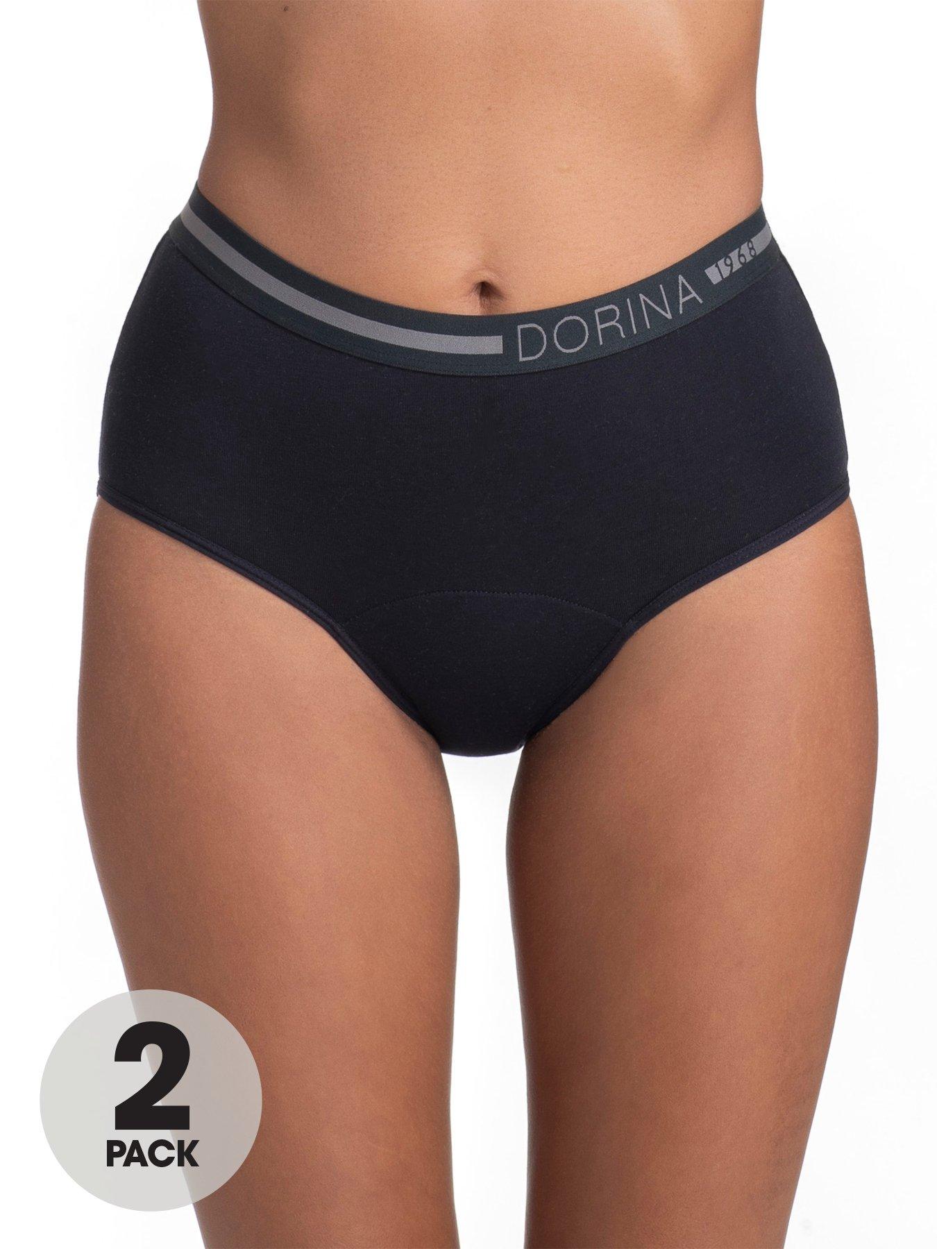 Image 1 of 4 of DORINA Moon 2 Pack Midi Nighttime Period Pants - Black