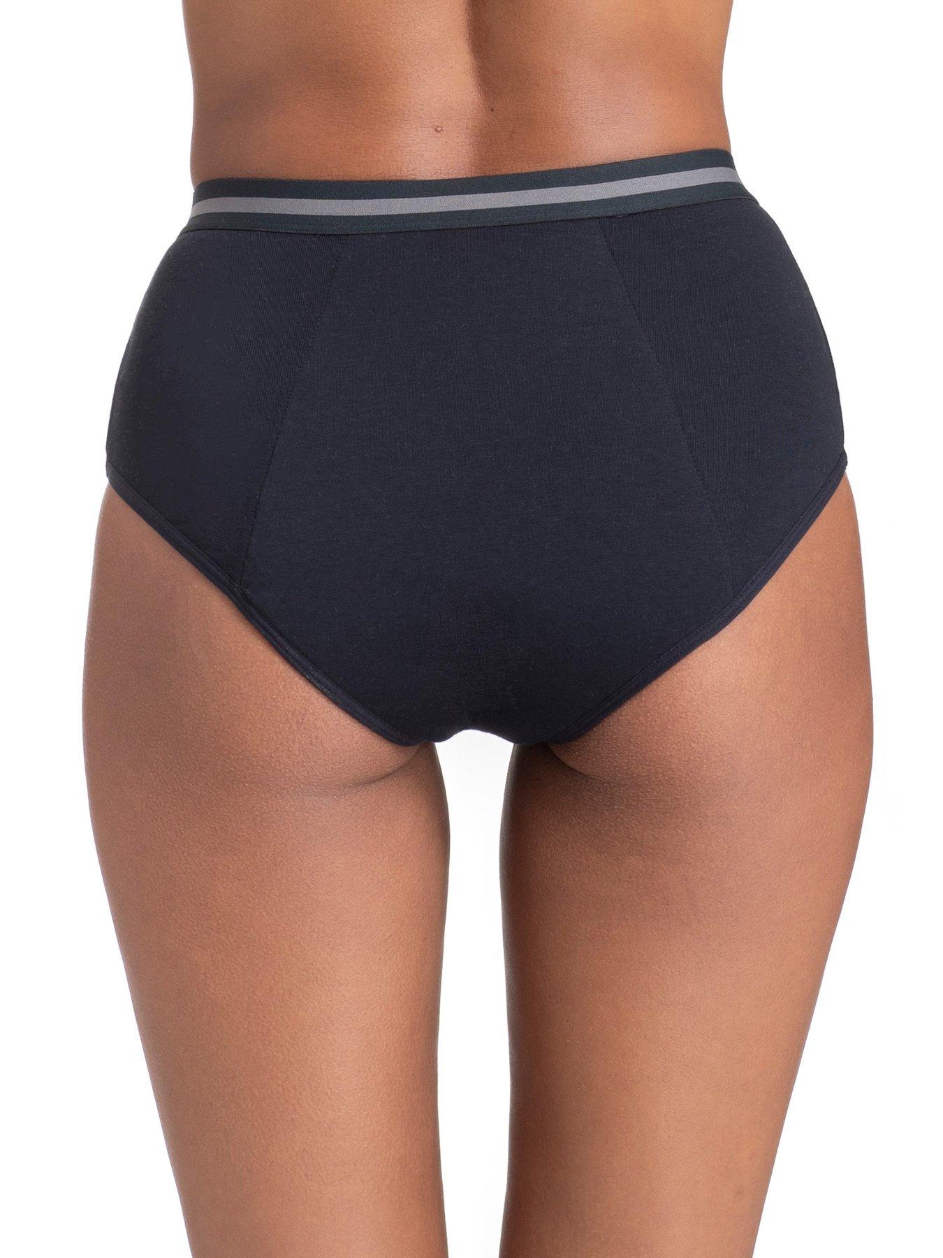 Image 3 of 4 of DORINA Moon 2 Pack Midi Nighttime Period Pants - Black