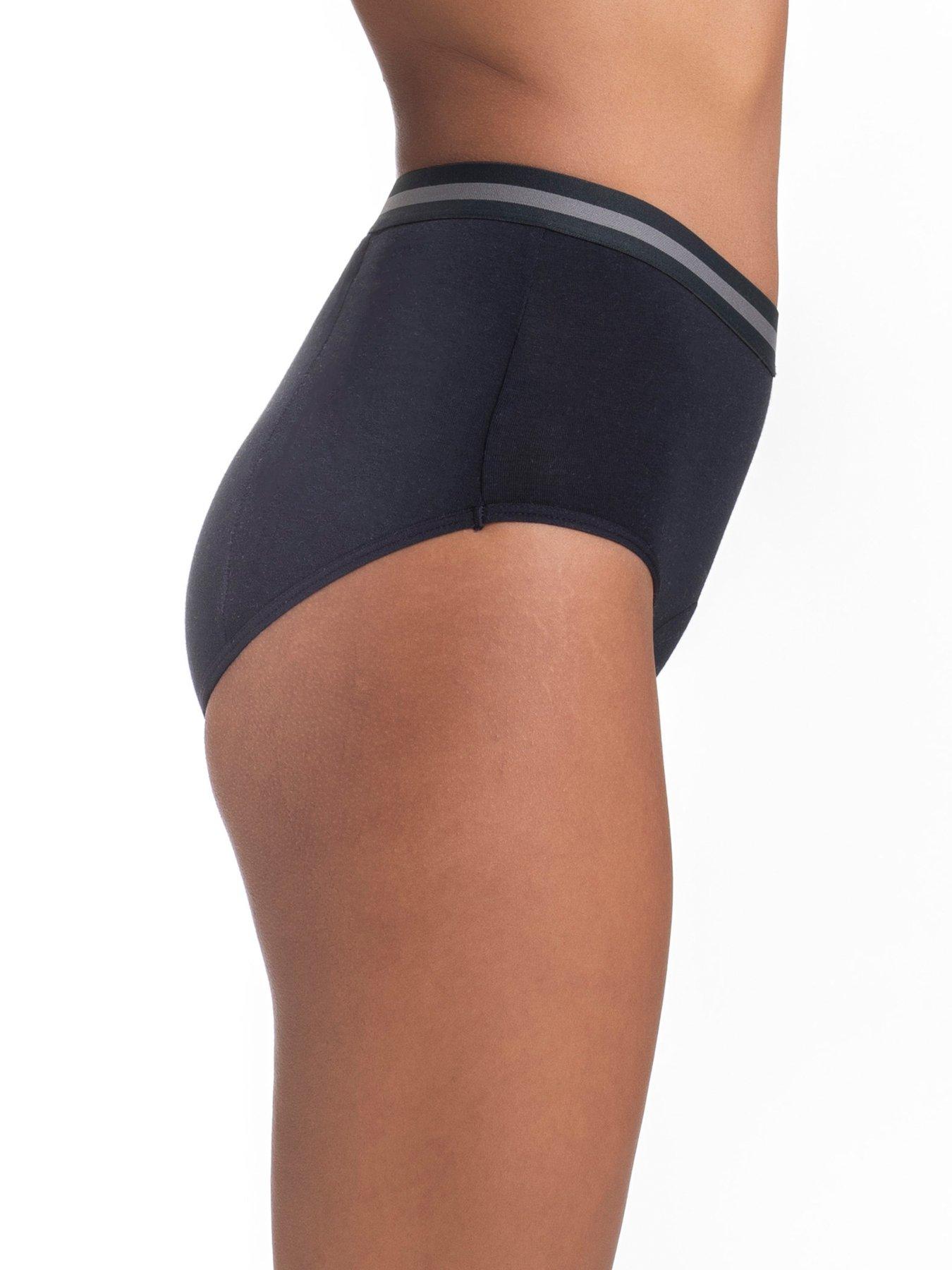 Image 4 of 4 of DORINA Moon 2 Pack Midi Nighttime Period Pants - Black