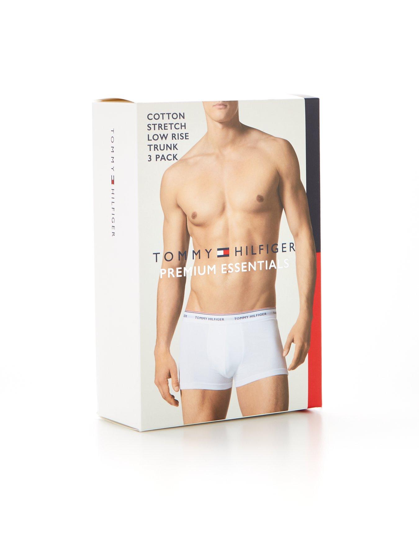 Image 3 of 3 of Tommy Hilfiger Low Rise Trunk 3 Pack Boxers - Navy