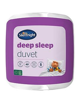 Product photograph of Silentnight Deep Sleep 7 5 Tog Duvet - White from very.co.uk