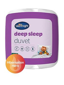 Product photograph of Silentnight Deep Sleep 10 5 Tog Duvet - White from very.co.uk