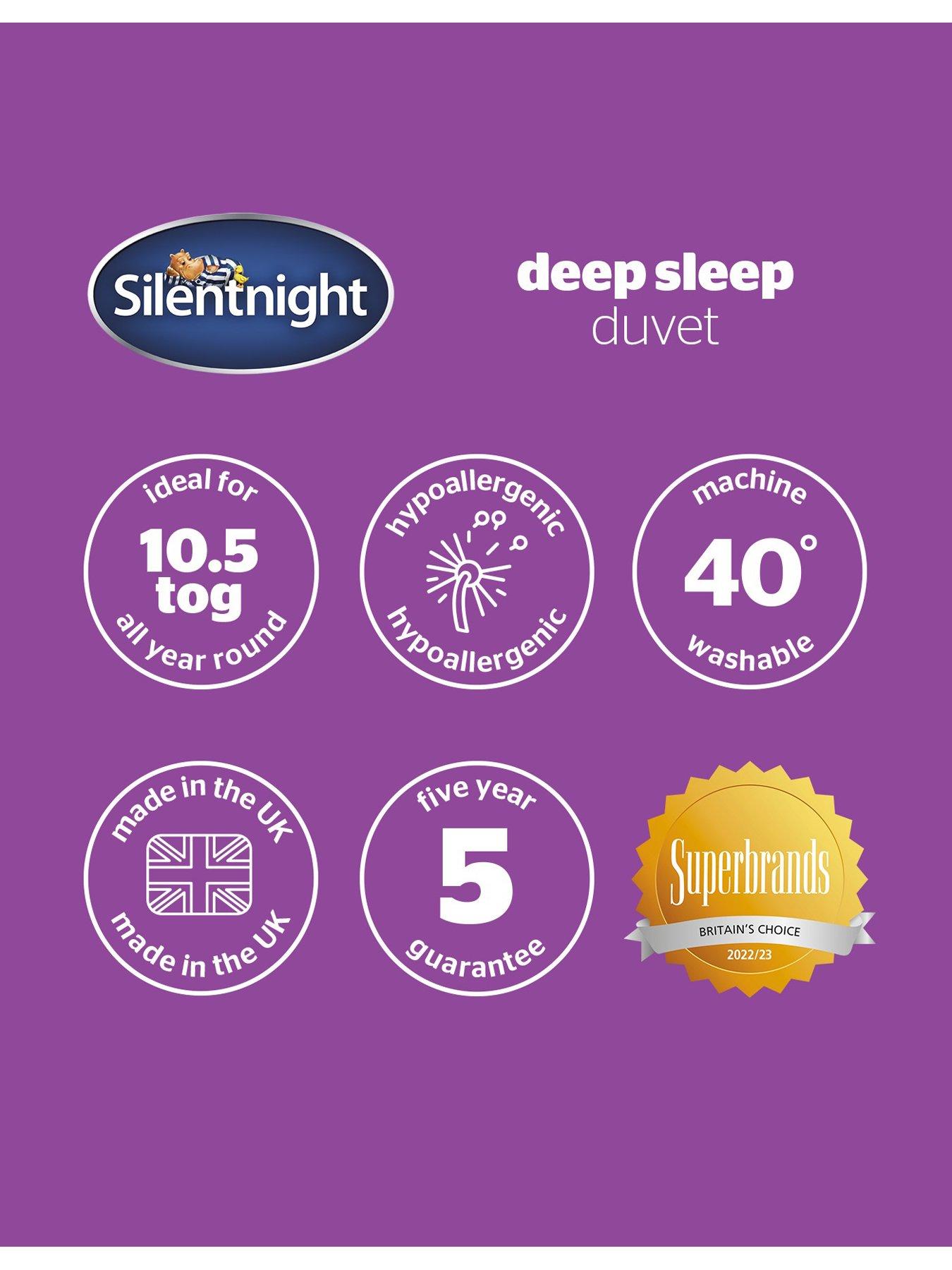 Image 7 of 7 of Silentnight Deep Sleep 10.5 Tog Duvet - White