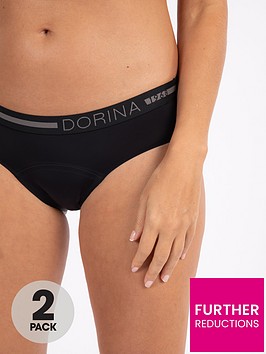 dorina-eco-moon-2-pack-hipster-daytime-period-pants-black