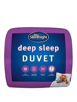 Product photograph of Silentnight Deep Sleep 15 Tog Duvet - White from very.co.uk