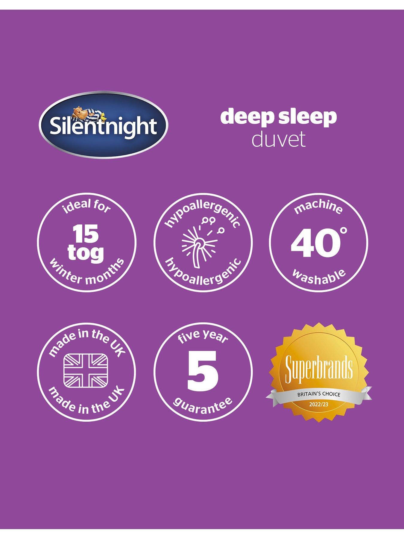 Image 7 of 7 of Silentnight Deep Sleep 15 Tog Duvet - White