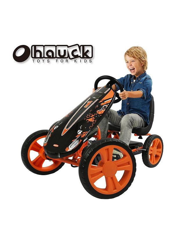 Image 1 of 4 of Hauck Speedster Go Kart, Orange