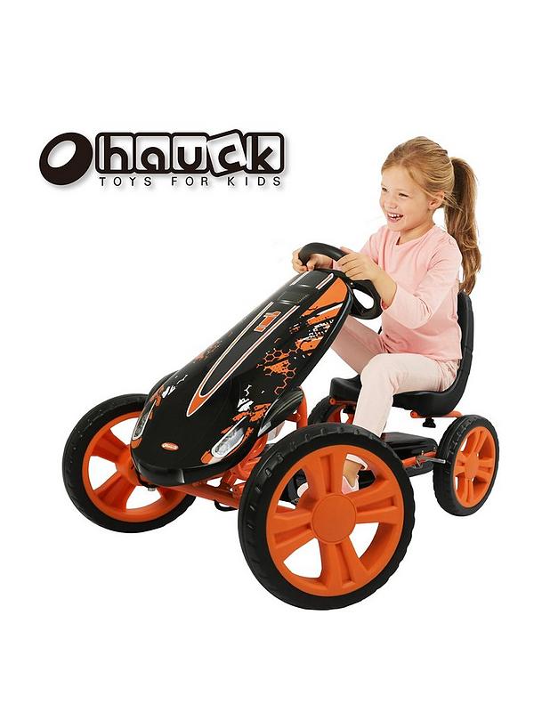 Image 2 of 4 of Hauck Speedster Go Kart, Orange