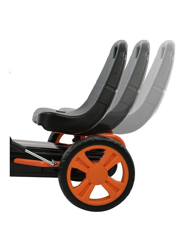 Image 3 of 4 of Hauck Speedster Go Kart, Orange